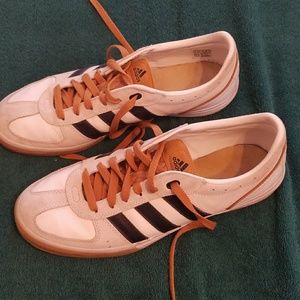 Adidas White Leather Sambas